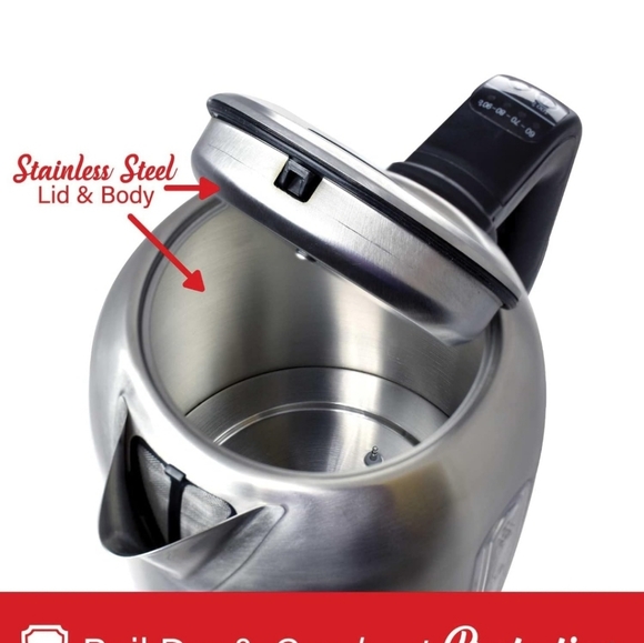 Brentwood KT-1796DS Electric Kettle, standard, Black - Picture 5 of 6